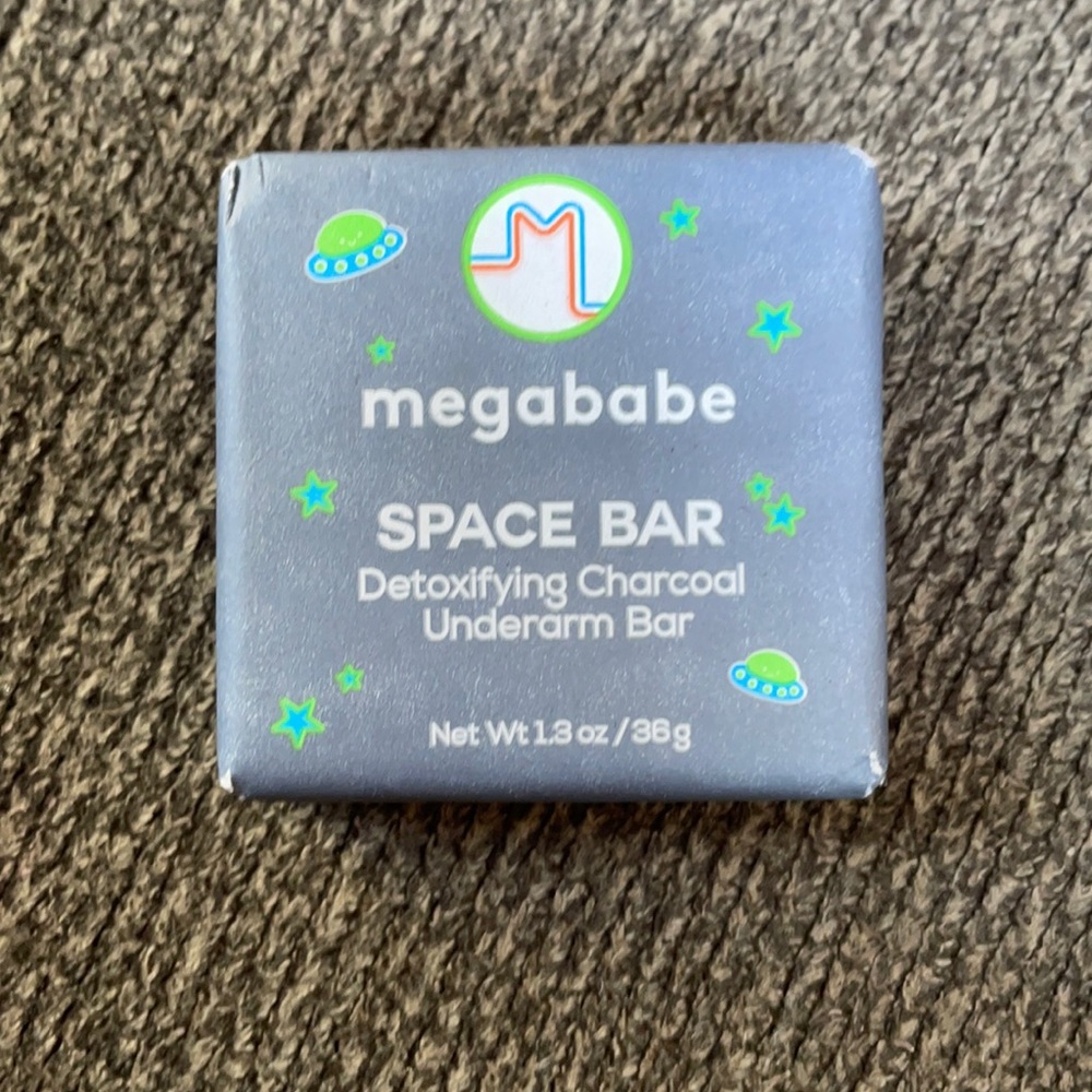 🆕 megababe Space Bar Charcoal Underarm Bar 1.3oz